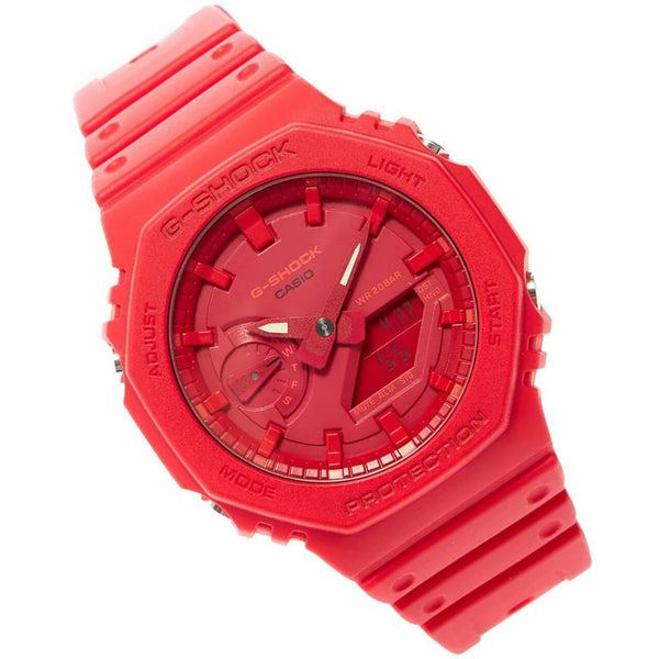 Casio G-Shock Classic orologio multifunzione uomo rosso GA-2100-4AER