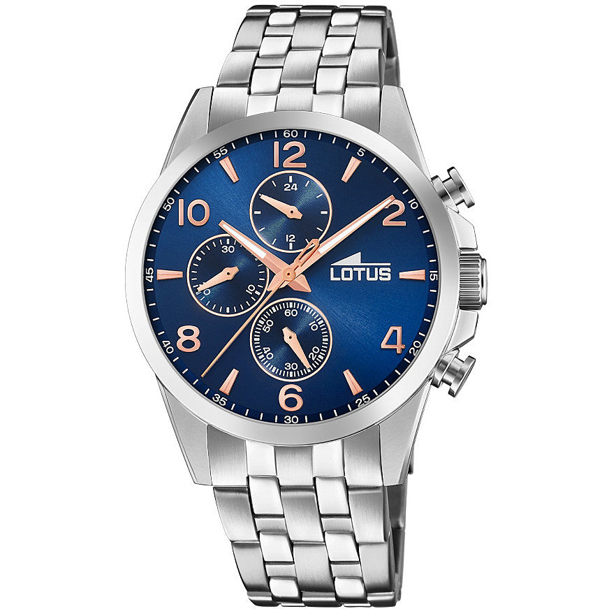 Lotus Orologio Uomo 18629/2 – Cassa In Acciaio Inox Argento, Vetro Minerale, Design Classico Circolare - 3