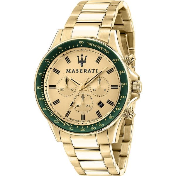 Maserati Sfida orologio cronografo uomo golden  R8857364005
