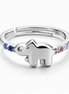 fico gioielli - Anello Elefantino Portafortuna in Argento