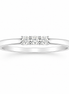 Fico Gioielli - Anello trilogy in Oro Bianco 18 KT con Diamanti