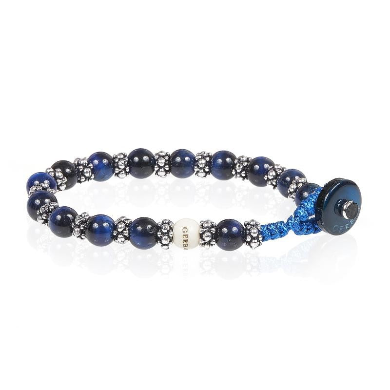 Bracciale Gerba  occhio di tigre blu LAB 66