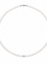 Kioto - Collana Donna  Con Perle E Sfere Sfaccettate In Oro Bianco 18 Kt