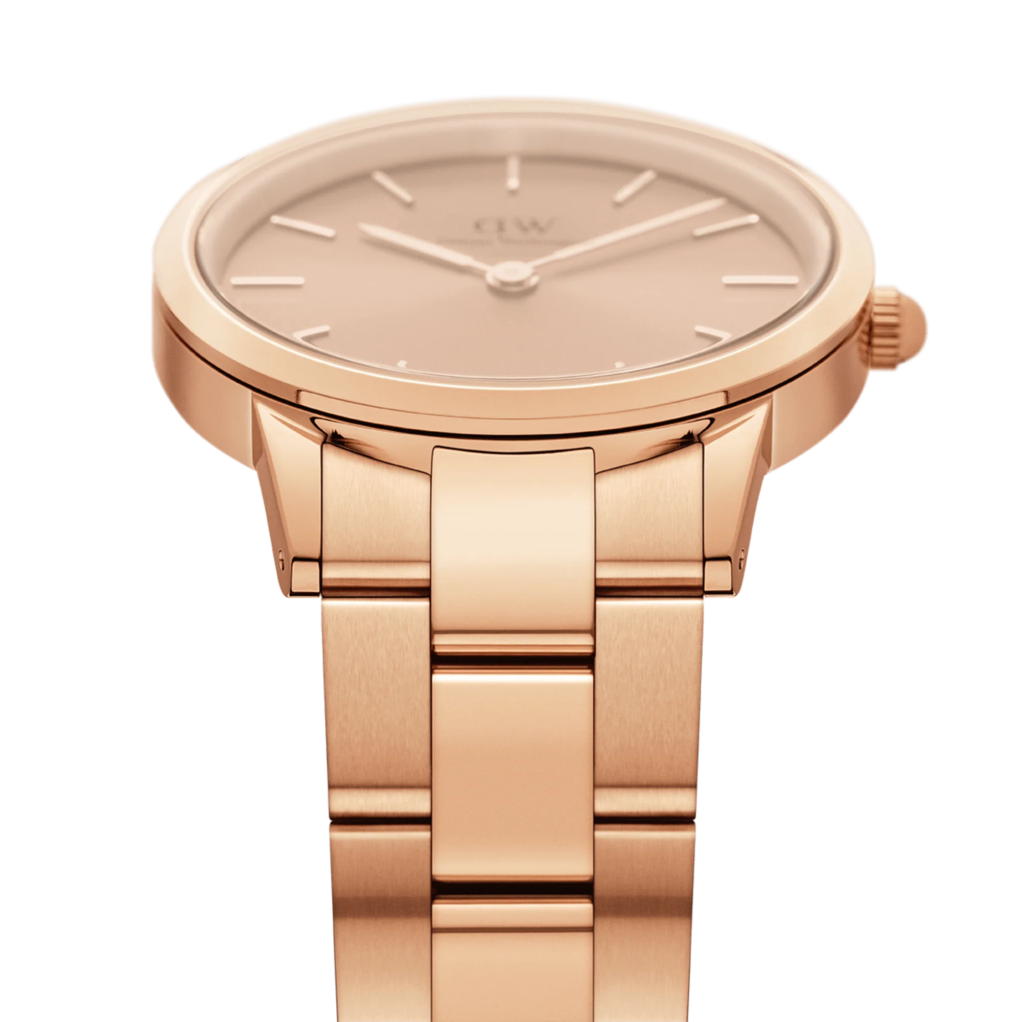 Daniel Wellington Iconic Link Unitone orologio donna rosa 28mm DW00100401