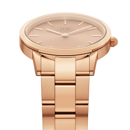 Daniel Wellington Iconic Link Unitone orologio donna rosa 28mm DW00100401