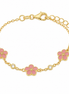 BYSIMON - Bracciale in Argento 925 fiori rosa