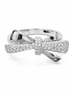 fico gioielli - Anello Fiocco in Argento 925 con Zirconi