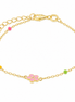 BYSIMON - Bracciale in Argento 925 con fiore rosa