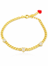 fico gioielli - Bracciale Cuori Luminosi in Argento