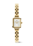 Daniel Wellington - Quadro Mini Arch 3-link White Sunray Gold