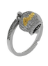 amo capri - Anello in Argento 925 campanella Capri zirconata