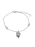 amo capri - Bracciale in Argento 925 con campanella Capri e zirconi