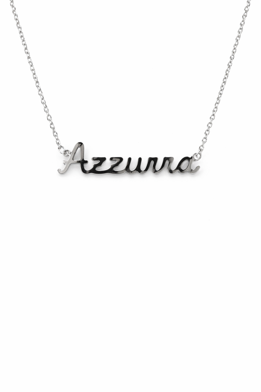 Fico Gioielli - Collana Nome “Azzurra” in Argento 925