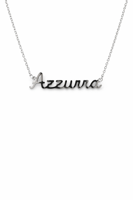 Fico Gioielli - Collana Nome “Azzurra” in Argento 925