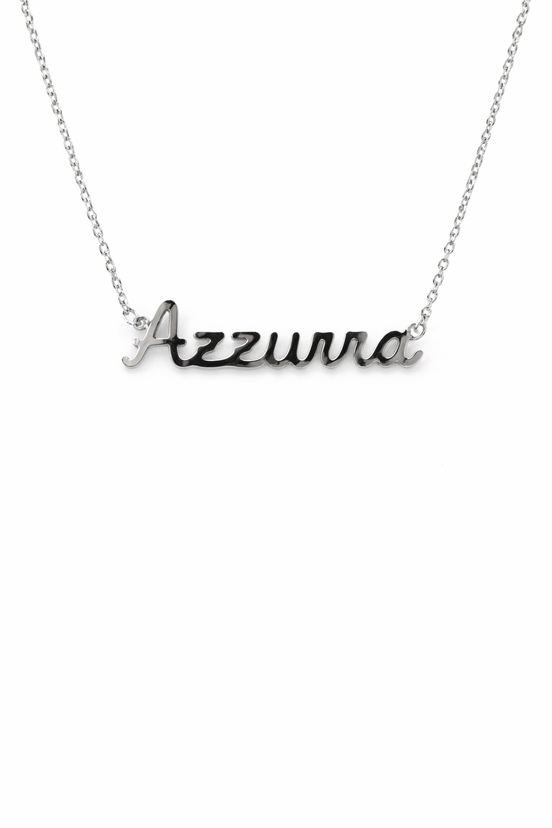 Fico Gioielli - Collana Nome “Azzurra” in Argento 925