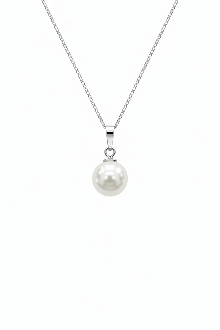 fico gioielli - Collana con Perla in Argento 925