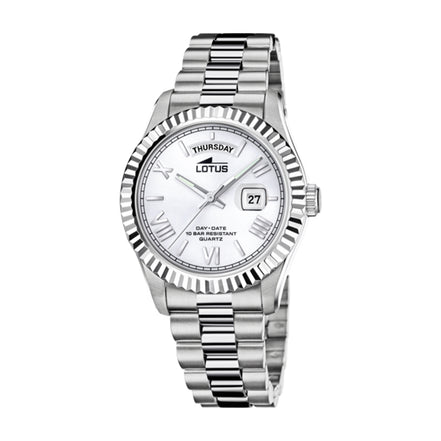 OROLOGIO LOTUS 18854/1 SILVER CINGHIA ACCIAIO INOSSIDABILE 316L, UOMO