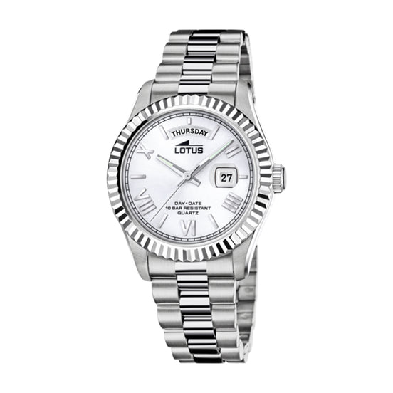 OROLOGIO LOTUS 18854/1 SILVER CINGHIA ACCIAIO INOSSIDABILE 316L, UOMO