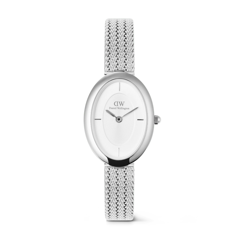 Daniel Wellington - Juliette Braided Mesh White Sunray Silver