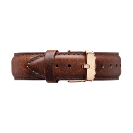 Daniel Wellington Classic St Mawes orologio uomo bianco/marrone 40mm DW00100006