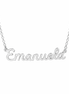 Fico Gioielli - Collana con Nome “Emanuela” in Argento 925
