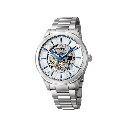 OROLOGIO FESTINA AUTOMATIC F20536/1 ARGENTO CINTURINO ACCIAIO, UOMO F20536/1