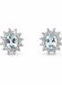 Fico Gioielli - Orecchini Eleganza Acquamarina e Diamanti in Oro Bianco 18 KT