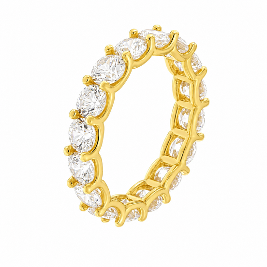 BYSIMON - Anello in Argento 925 con zirconi trasparenti