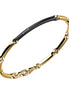 Bracciale uomo Bikkembergs in acciaio piastra brunita gold HAB01GB