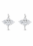 Fico Gioielli - Orecchini Ballerina con Zirconi Argento 925
