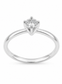 Fico Gioielli - Anello solitario in Oro Bianco 18 KT con Diamante