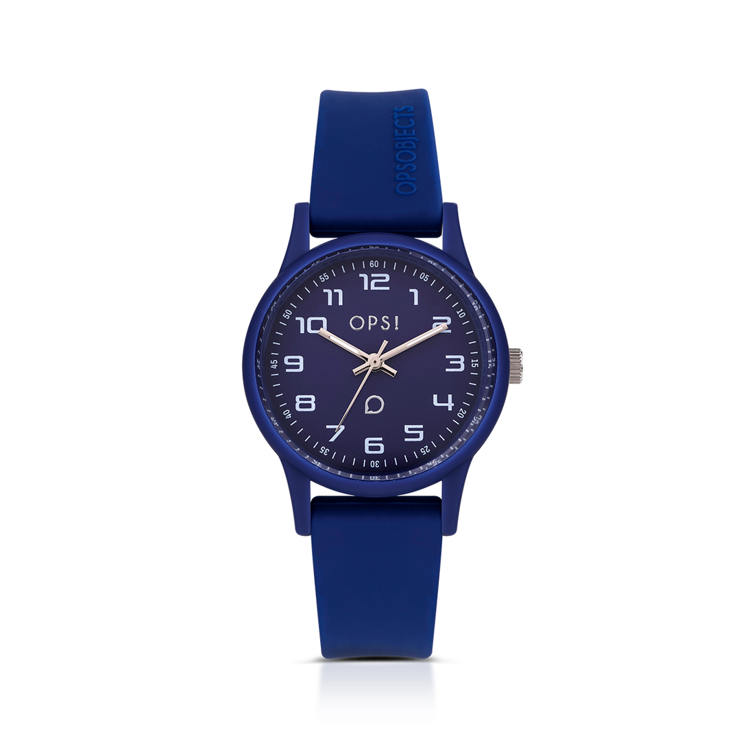 Ops! - Orologio Silicon Sport al Quarzo con Quadrante Blu