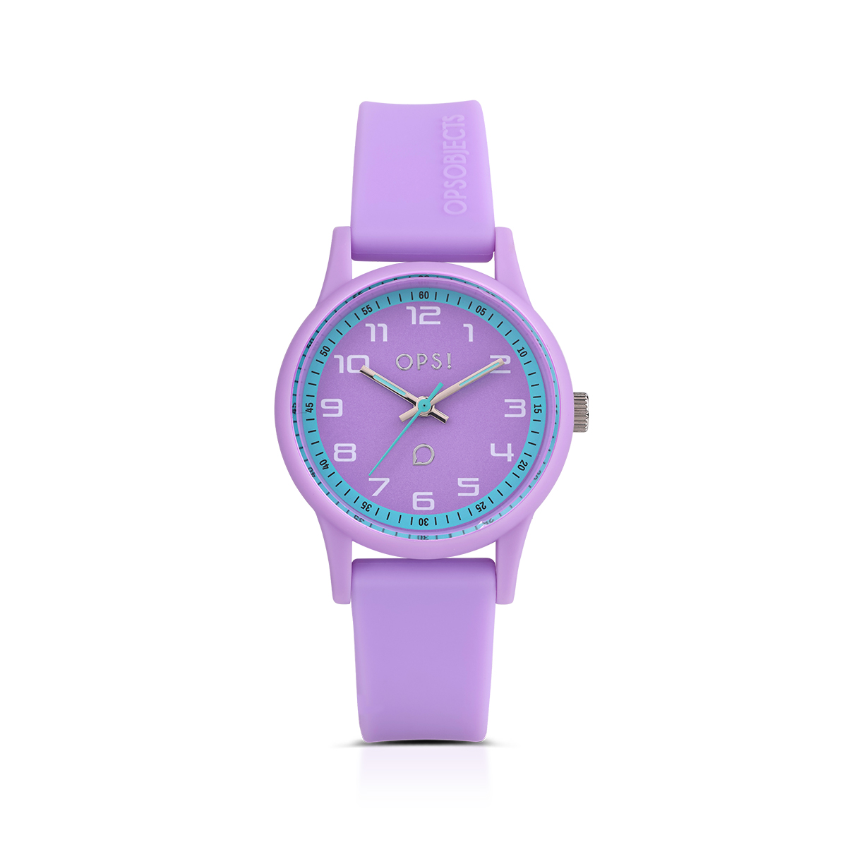 Ops! - Orologio  Silicon Sport al Quarzo con Quadrante Lilla