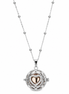 Sovrani - collana chiama angeli strass cuore