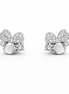 fico gioielli - Orecchini Fiore con Zirconi Rosa in Argento 925
