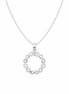 fico gioielli - Collana Cerchio Infinito con Zirconi in Argento