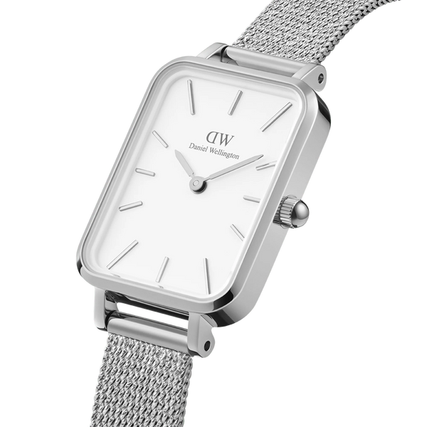 Daniel Wellington Quadro Sterling orologio donna silver 20x26 DW00100438