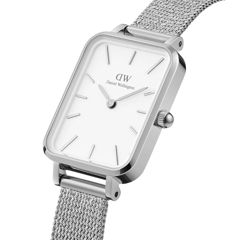 Daniel Wellington Quadro Sterling orologio donna silver 20x26 DW00100438