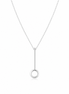 Fico Gioielli - Collana Cerchio e Barra Minimal – Argento 925
