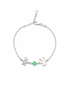 fico gioielli - Bracciale Bimbo e Bimba con Quadrifoglio in Argento 925