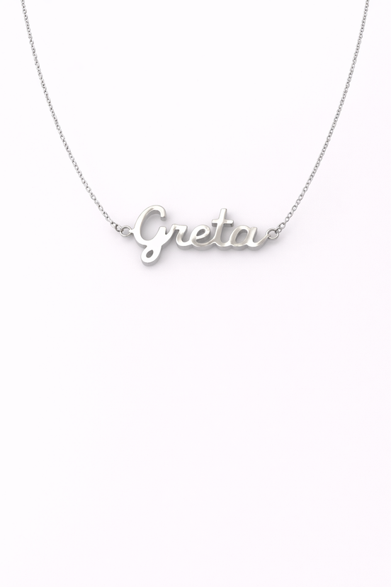 Fico Gioielli - Collana Nome “Greta” in Argento 925