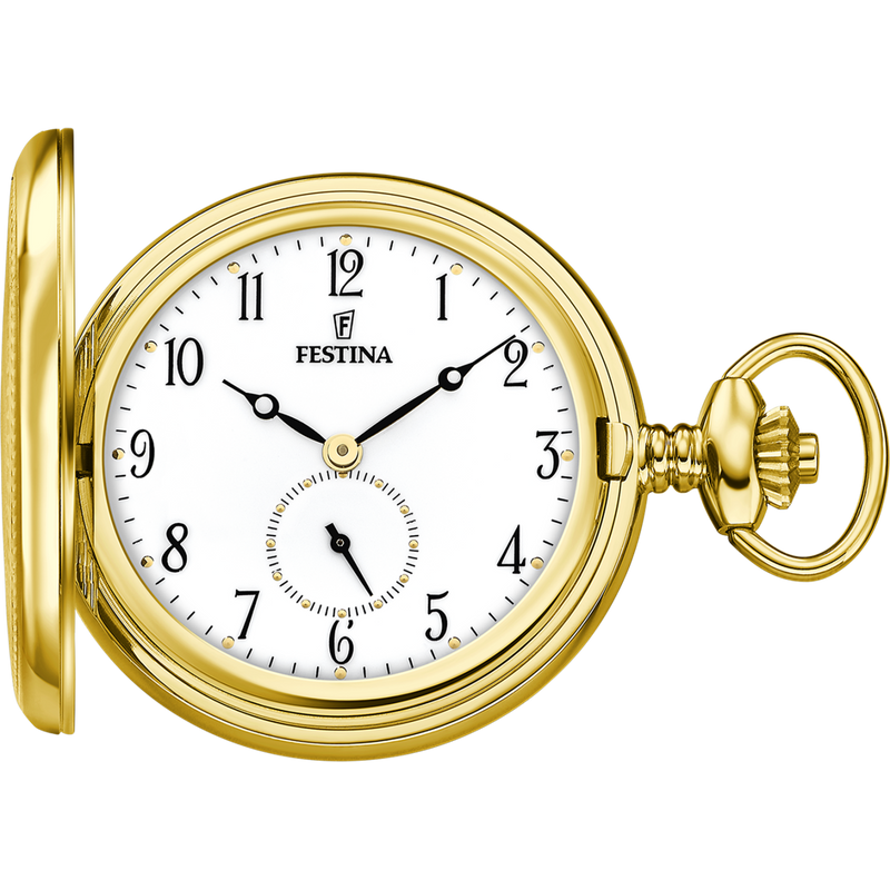 Festina orologio da tasca uomo golden F2029/1