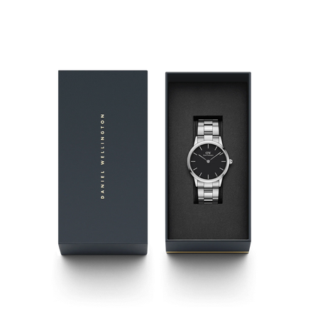 Daniel Wellington Iconic Link orologio donna nero 28mm Dw00100208