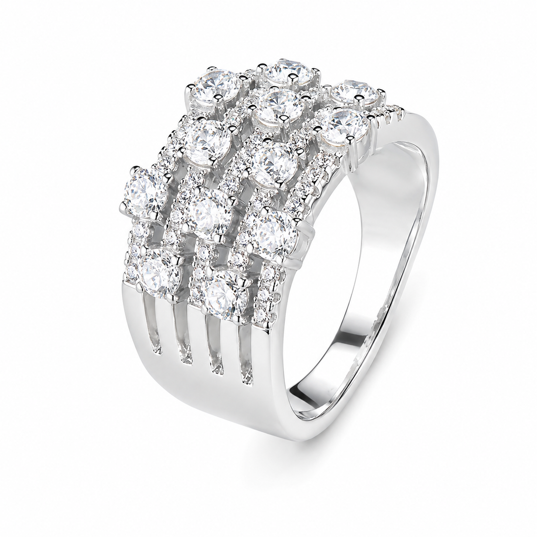 Sovrani - Anello Collezione Luce “Raggio di Luce” in Argento 925