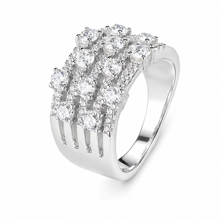 Sovrani - Anello Collezione Luce “Raggio di Luce” in Argento 925