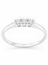 Fico Gioielli - Anello trilogy in Oro Bianco 18 KT con Diamanti