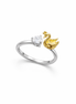 fico gioielli - Anello Swan Elegance Bicolore