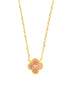 BYSIMON - Collana in Argento 925 con fiore rosa