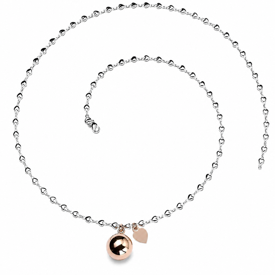 Sovrani - Collana chiama angeli ottone cuore