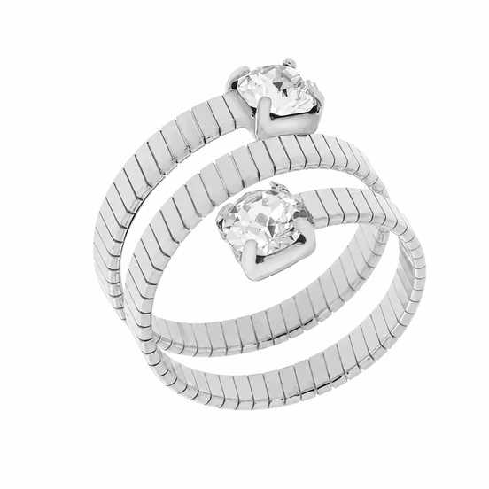BYSIMON - Anello in Argento 925 contrariè tre giri